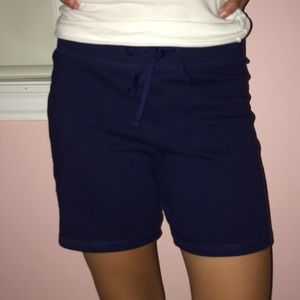 Cute navy blue biker shorts!
